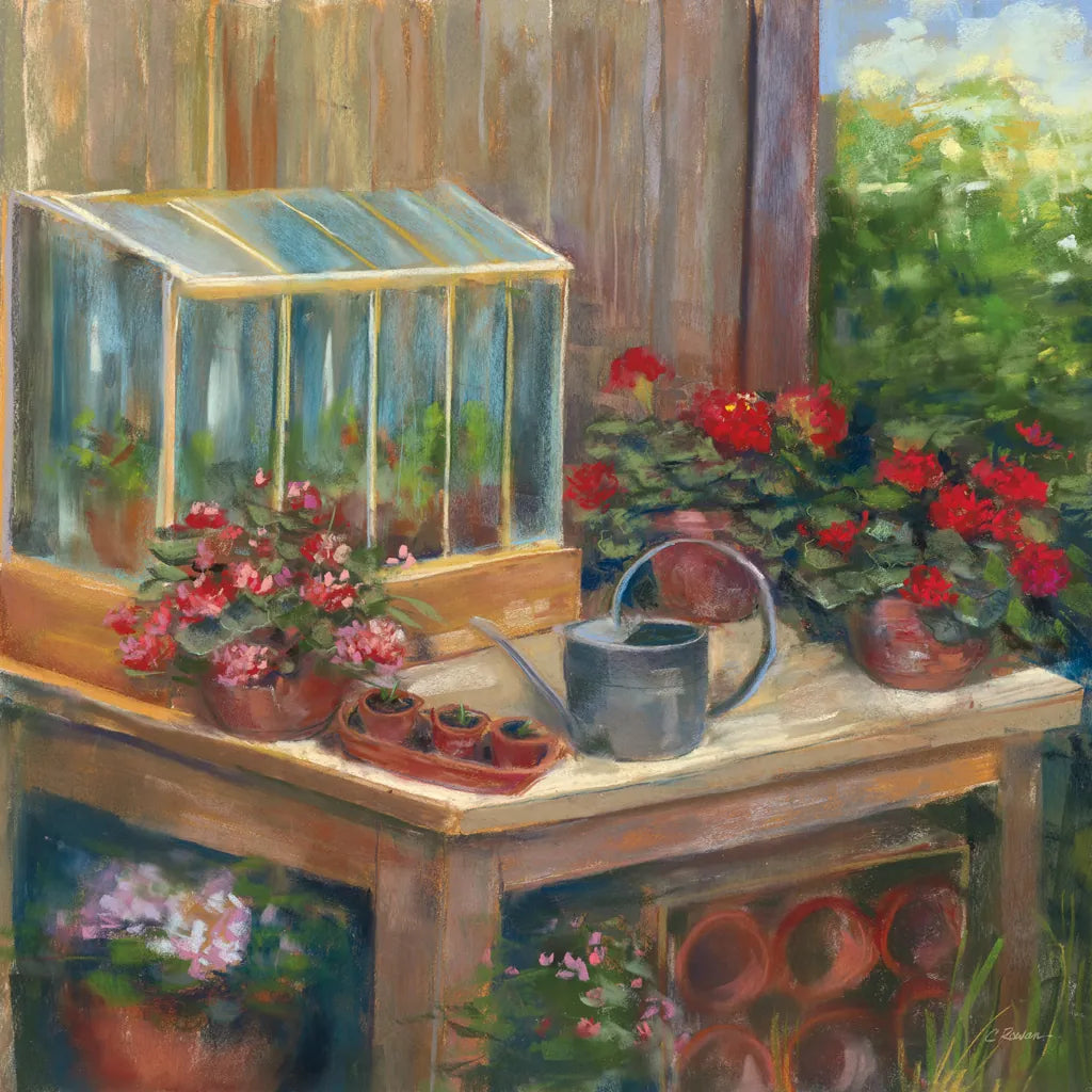 Terrarium by Carol Rowan. SKU 41966a. Archival Giclee Fine art print for wall decor.