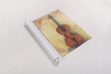 Violin v2 by Carol Rowan. shown as a rolled paper print. Available as archival giclee rolled canvas, fine art paper, or poster print. SKU 83560h.