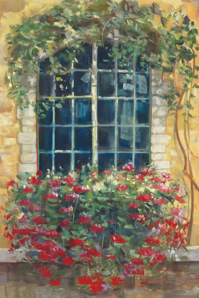 Window Box I by Carol Rowan. SKU 99888h. Archival Giclee Fine art print for wall decor.