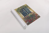 Window Box I by Carol Rowan. shown as a rolled paper print. Available as archival giclee rolled canvas, fine art paper, or poster print. SKU 99888h.
