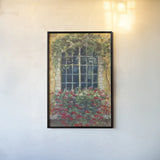 Window Box I by Carol Rowan. shown as a paper print in a black flame. Available as a archival giclee rolled canvas, fine art paper, or poster print. SKU 99888h.