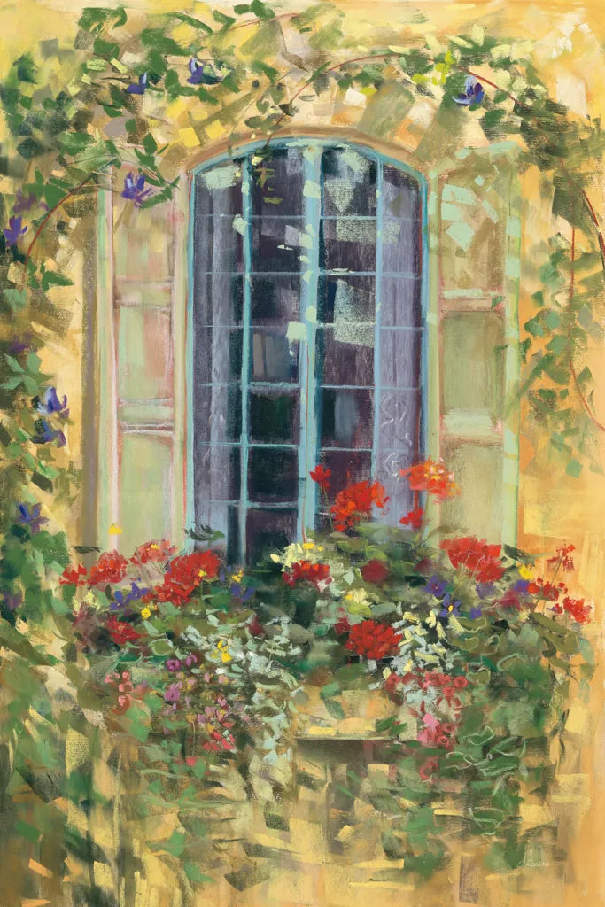 Window Box II by Carol Rowan. SKU 99889h. Archival Giclee Fine art print for wall decor.