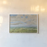 Aerial View by Carson Overstreet. shown as a paper print in a white frame. Available as a archival giclee rolled canvas, fine art paper, or poster print. SKU 97453i.