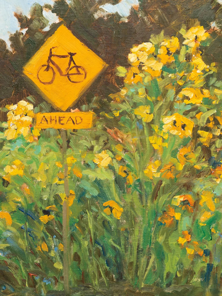 Bicycle Crossing by Carson Overstreet
