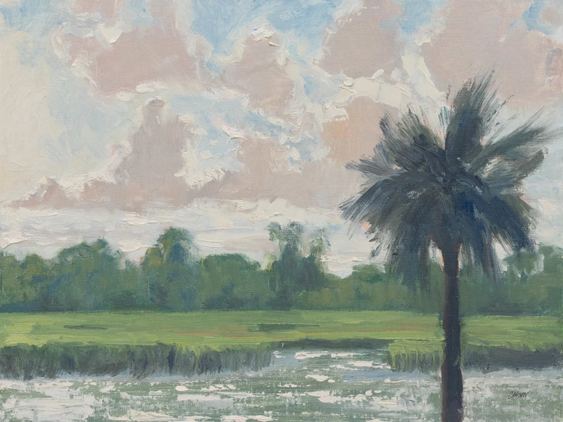 Bright Morning Skies Over the Marshes by Carson Overstreet
