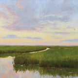 Brilliant Marsh Sunset by Carson Overstreet. SKU 99714a. Archival Giclee Fine art print for wall decor.