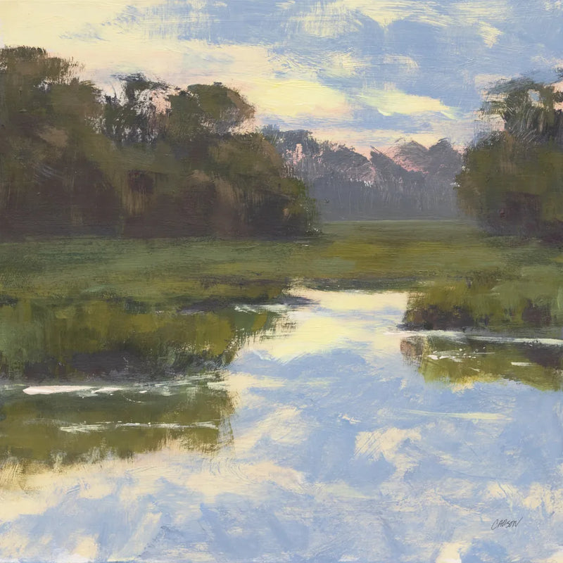 Cove Serenity by Carson Overstreet. SKU 104137a. Archival Giclee Fine art print for wall decor.
