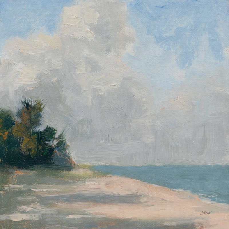 Early Morning Beach Shadows by Carson Overstreet
