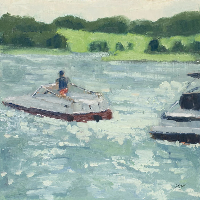 Glistening Lake by Carson Overstreet