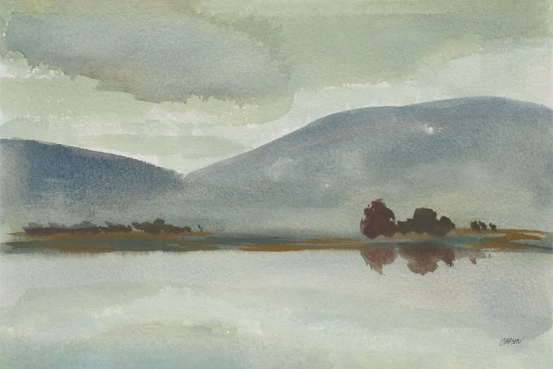 Misty View by Carson Overstreet. SKU 96857i. Archival Giclee Fine art print for wall decor.