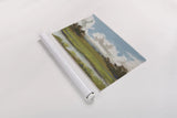 On a Clear Day by Carson Overstreet. shown as a rolled paper print. Available as archival giclee rolled canvas, fine art paper, or poster print. SKU 96853i.