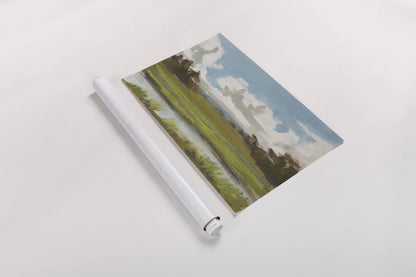 On a Clear Day by Carson Overstreet. shown as a rolled paper print. Available as archival giclee rolled canvas, fine art paper, or poster print. SKU 96853i.