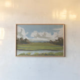 On a Clear Day by Carson Overstreet. shown as a paper print in a natural frame. Available as a archival giclee rolled canvas, fine art paper, or poster print. SKU 96853i.