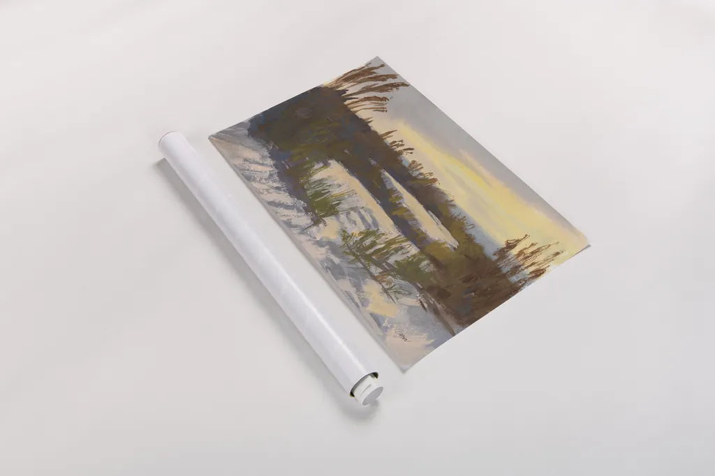 Over the Dunes by Carson Overstreet. shown as a rolled paper print. Available as archival giclee rolled canvas, fine art paper, or poster print. SKU 96855i.