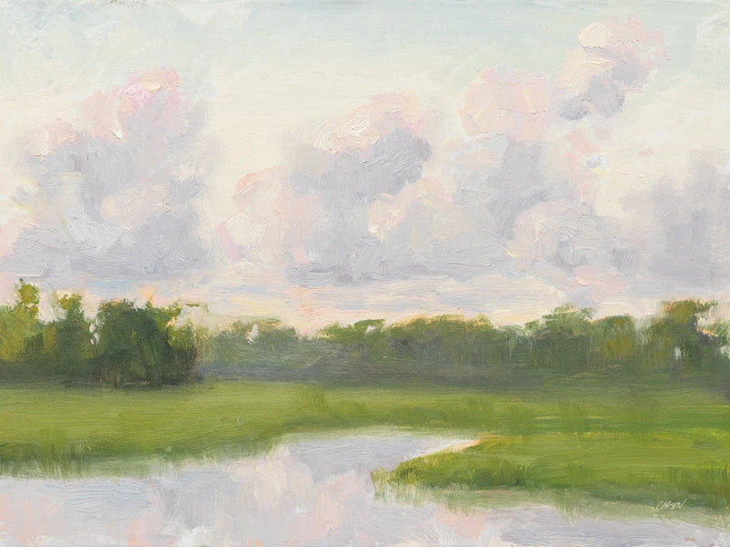 Pastel Clouds Over the Water by Carson Overstreet