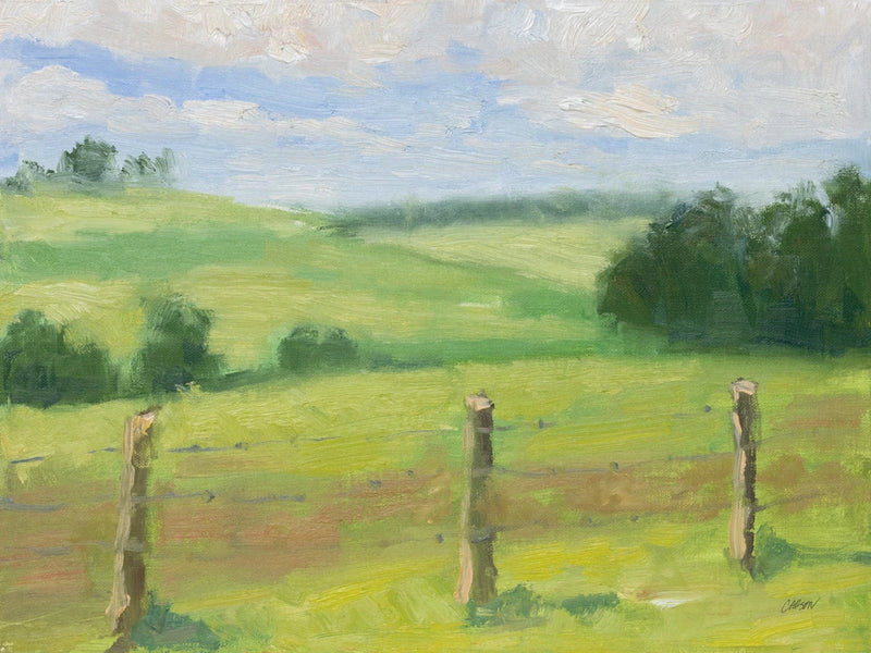Sunlit Farm by Carson Overstreet