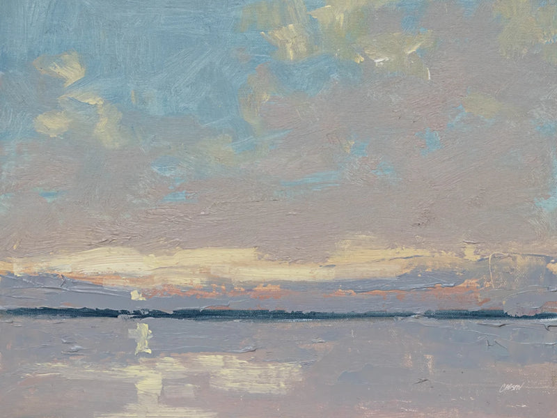 Sunset Cast on the Water by Carson Overstreet