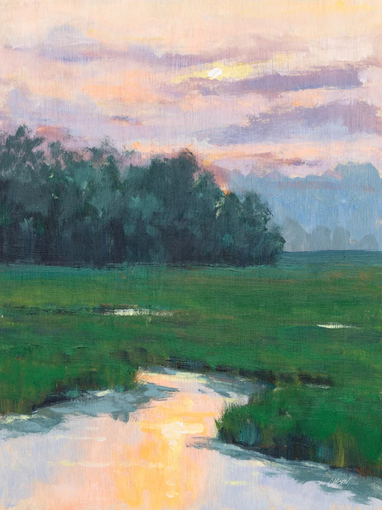 Sunset Over the Marshes by Carson Overstreet