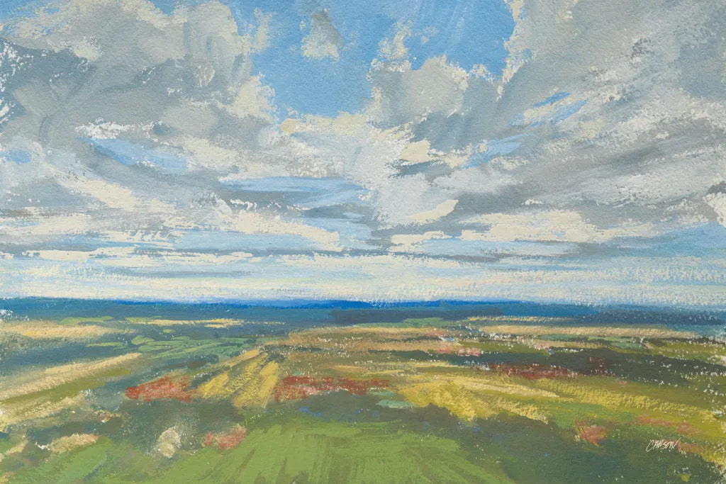 Sweeping Views by Carson Overstreet. SKU 97429i. Archival Giclee Fine art print for wall decor.