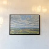 Sweeping Views by Carson Overstreet. shown as a paper print in a black flame. Available as a archival giclee rolled canvas, fine art paper, or poster print. SKU 97429i.