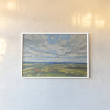 Sweeping Views by Carson Overstreet. shown as a paper print in a white frame. Available as a archival giclee rolled canvas, fine art paper, or poster print. SKU 97429i.