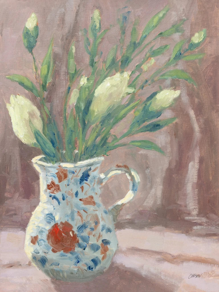 Tulips in Pitcher by Carson Overstreet