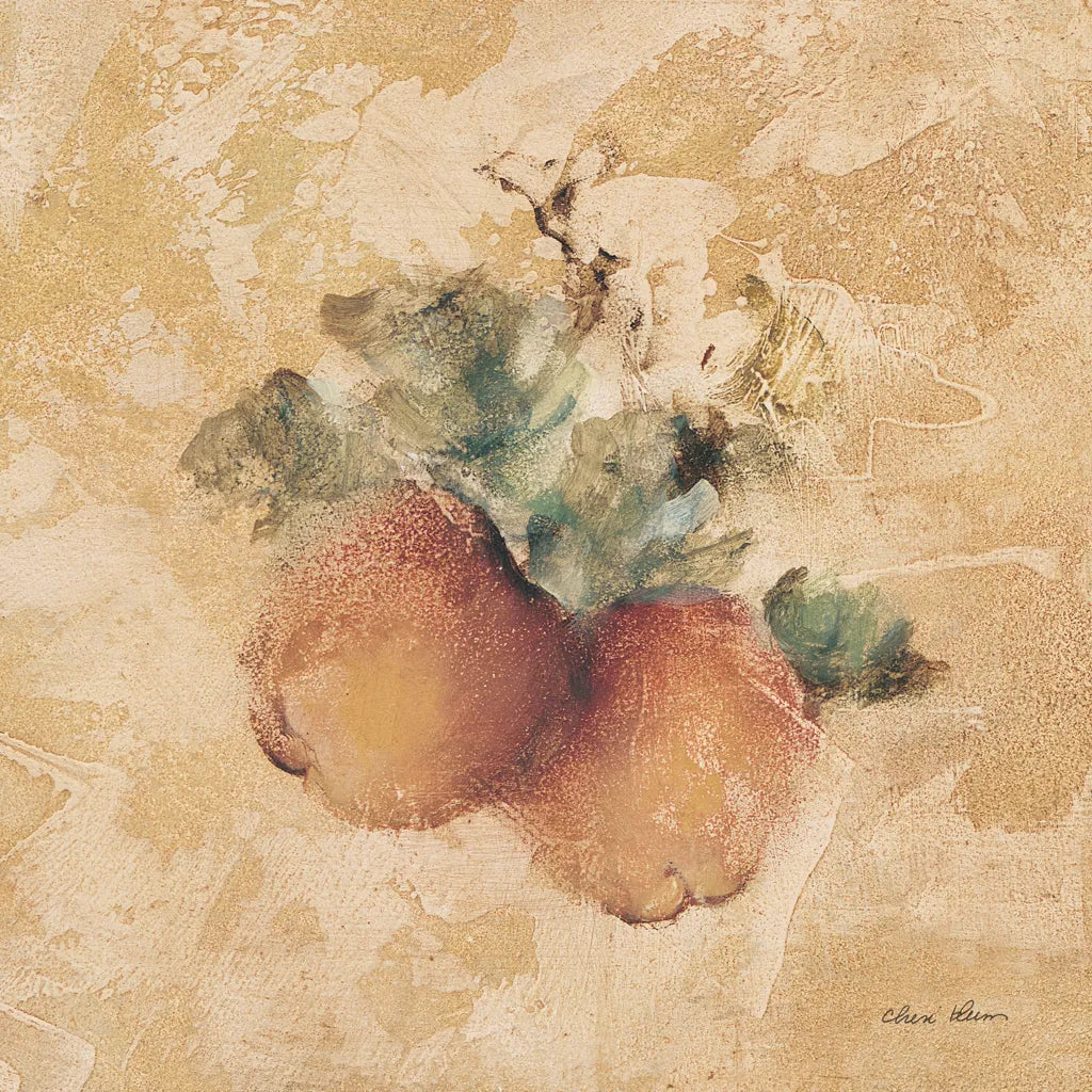 Apples Square by Cheri Blum. SKU 7026a. Archival Giclee Fine art print for wall decor.