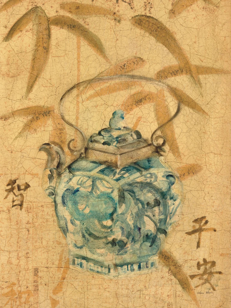Asian Teapot II by Cheri Blum