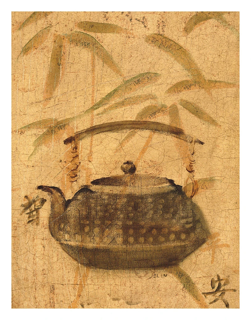 Asian Teapot III by Cheri Blum