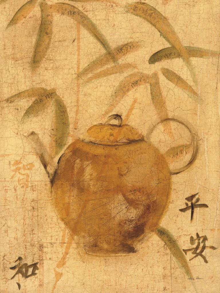 Asian Teapot IV by Cheri Blum
