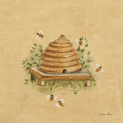 Bee Hive by Cheri Blum. SKU 89467a. Archival Giclee Fine art print for wall decor.