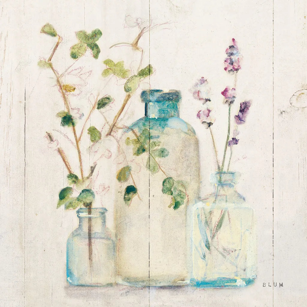 Blossoms V Light by Cheri Blum. SKU 68658a. Archival Giclee Fine art print for wall decor.