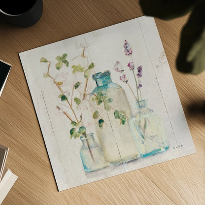 Blossoms V Light by Cheri Blum. Shown as a detailed flat fine art print, highlighting archival giclee quality. Available as an archival giclee rolled canvas, fine art paper, or poster print. SKU 68658a.