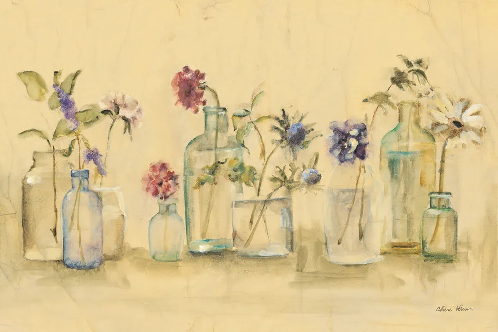 Blossoms and Buds by Cheri Blum. SKU 7260i. Archival Giclee Fine art print for wall decor.