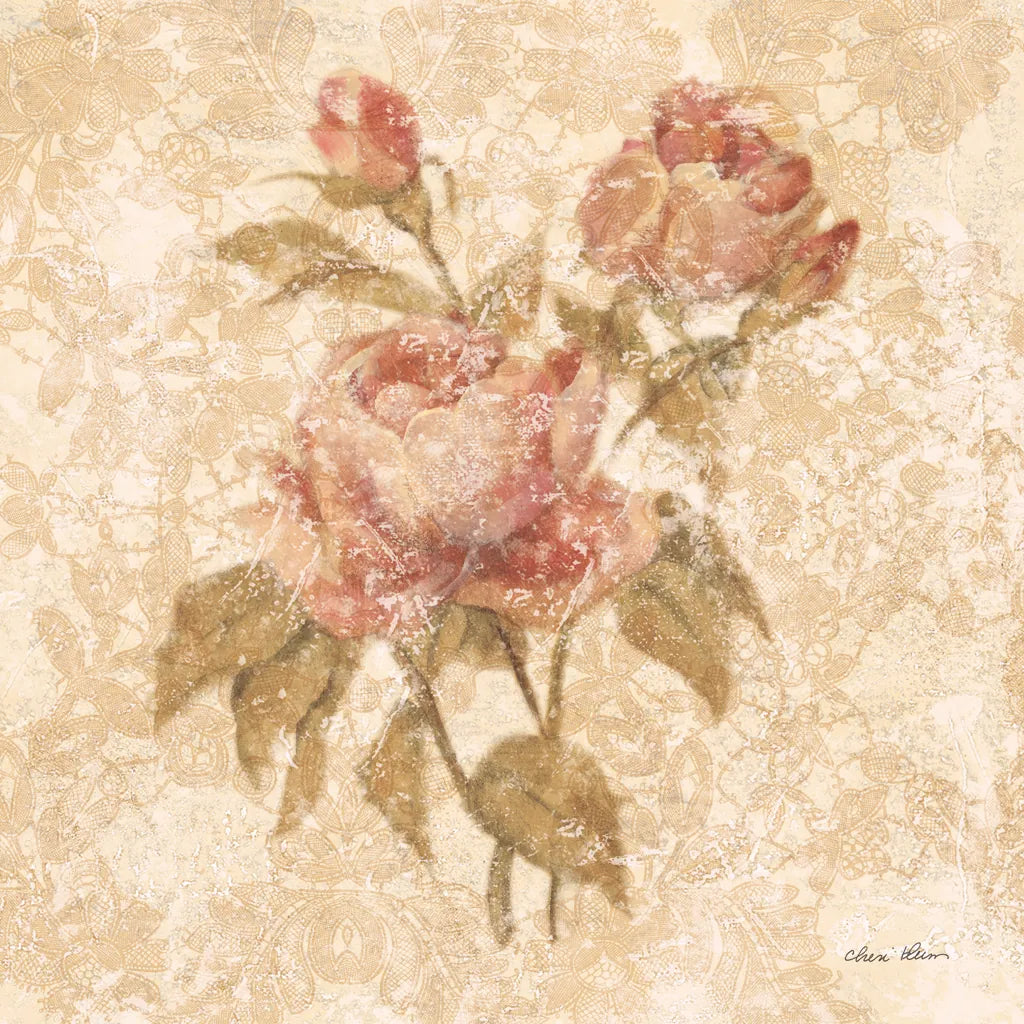 Bohemian Roses II by Cheri Blum. SKU 7497a. Archival Giclee Fine art print for wall decor.