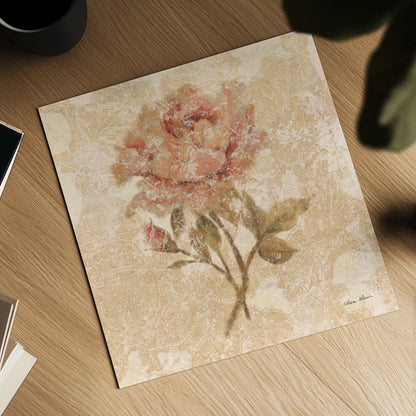 Bohemian Roses III by Cheri Blum. Shown as a detailed flat fine art print, highlighting archival giclee quality. Available as an archival giclee rolled canvas, fine art paper, or poster print. SKU 7498a.