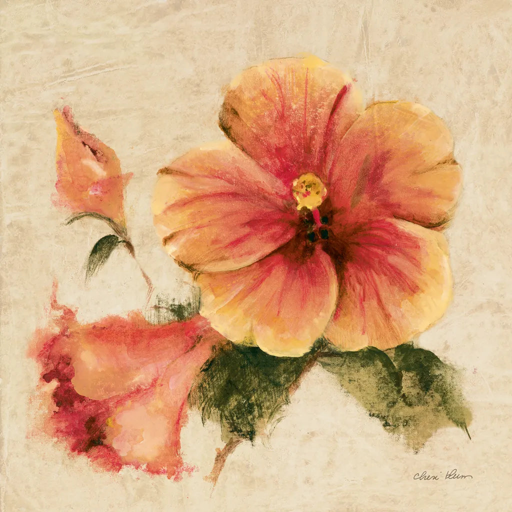 Bright Tropics I by Cheri Blum. SKU 26928a. Archival Giclee Fine art print for wall decor.