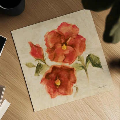 Bright Tropics III by Cheri Blum. Shown as a detailed flat fine art print, highlighting archival giclee quality. Available as an archival giclee rolled canvas, fine art paper, or poster print. SKU 26930a.