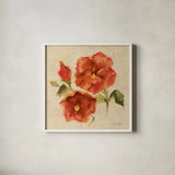 Bright Tropics III by Cheri Blum. Shown in a crisp white glass frame for a clean and minimalist style. Available as an archival giclee rolled canvas, fine art paper, or poster print. SKU 26930a.