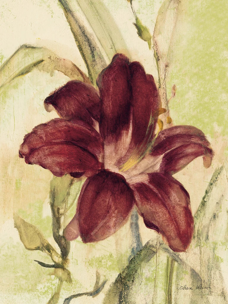 Burgundy Day Lily by Cheri Blum
