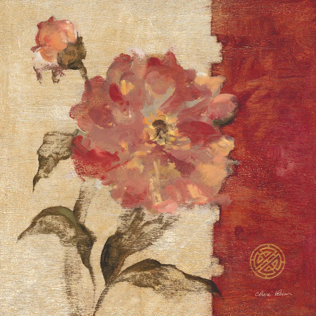 Chinoiserie I by Cheri Blum. SKU 7490a. Archival Giclee Fine art print for wall decor.
