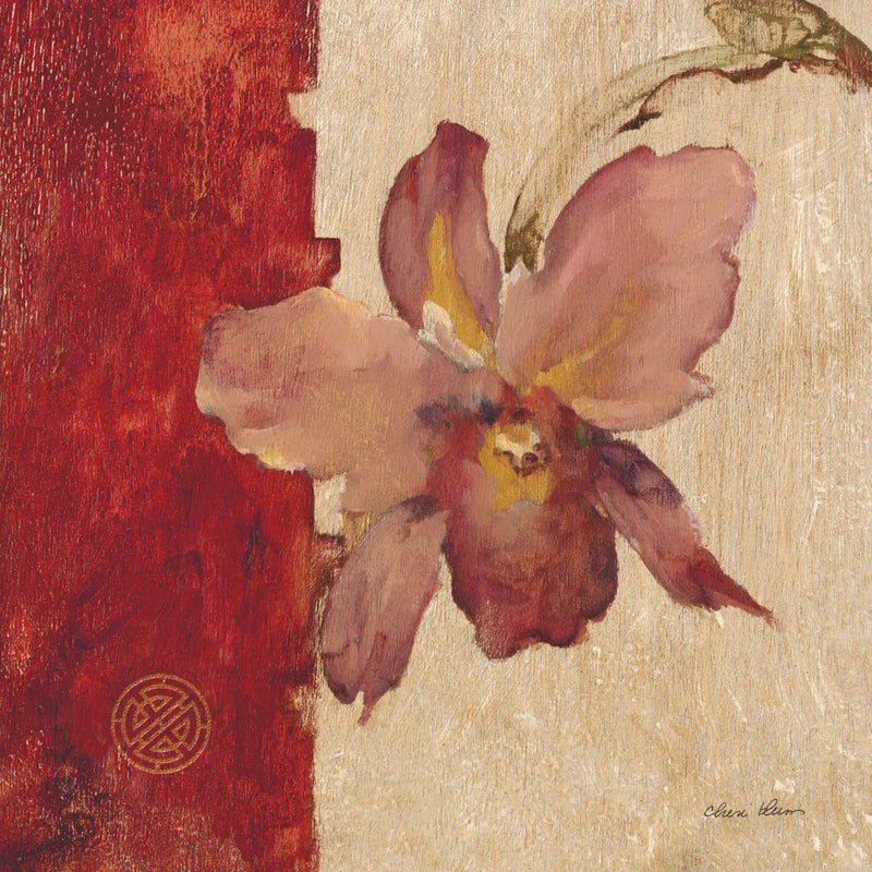 Chinoiserie II by Cheri Blum. SKU 7491a. Archival Giclee Fine art print for wall decor.