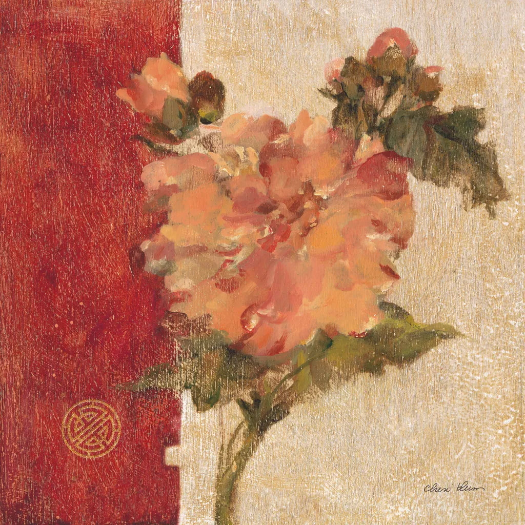 Chinoiserie III by Cheri Blum. SKU 7492a. Archival Giclee Fine art print for wall decor.