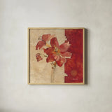 Chinoiserie IV by Cheri Blum. Shown in a natural wood glass frame for a timeless modern aesthetic. Available as an archival giclee rolled canvas, fine art paper, or poster print. SKU 7493a.