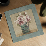 Cottage Bouquet I by Cheri Blum. Shown as a detailed flat fine art print, highlighting archival giclee quality. Available as an archival giclee rolled canvas, fine art paper, or poster print. SKU 8234a.