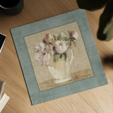 Cottage Bouquet III by Cheri Blum. Shown as a detailed flat fine art print, highlighting archival giclee quality. Available as an archival giclee rolled canvas, fine art paper, or poster print. SKU 8236a.