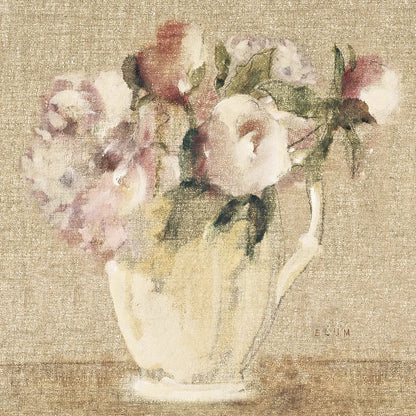 Cottage Bouquet III no Border by Cheri Blum. SKU 15270a. Archival Giclee Fine art print for wall decor.