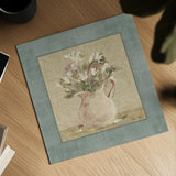 Cottage Bouquet IV by Cheri Blum. Shown as a detailed flat fine art print, highlighting archival giclee quality. Available as an archival giclee rolled canvas, fine art paper, or poster print. SKU 8237a.
