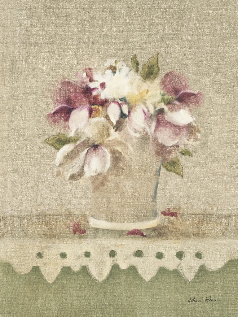Cottage Shelf Bouquet I by Cheri Blum