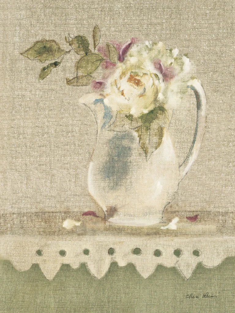 Cottage Shelf Bouquet II by Cheri Blum